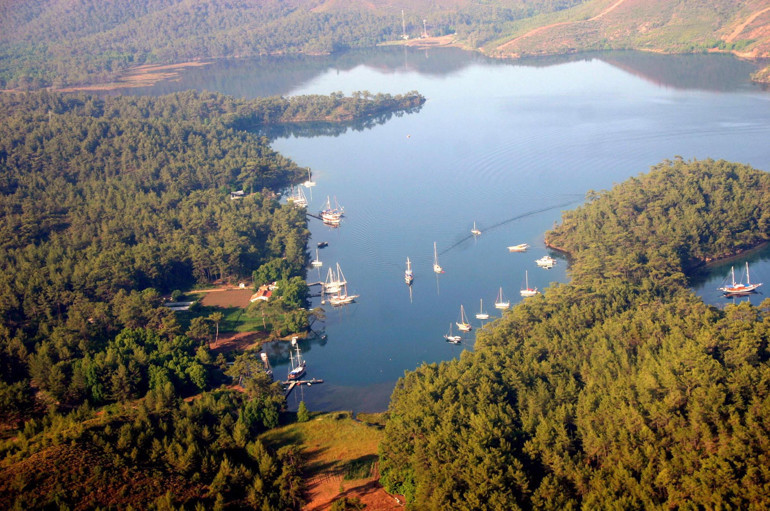 O koydaki yatların yeri değiştirildi