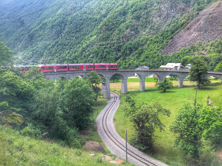 Bir rüya yolculuğu: Bernina Treni
