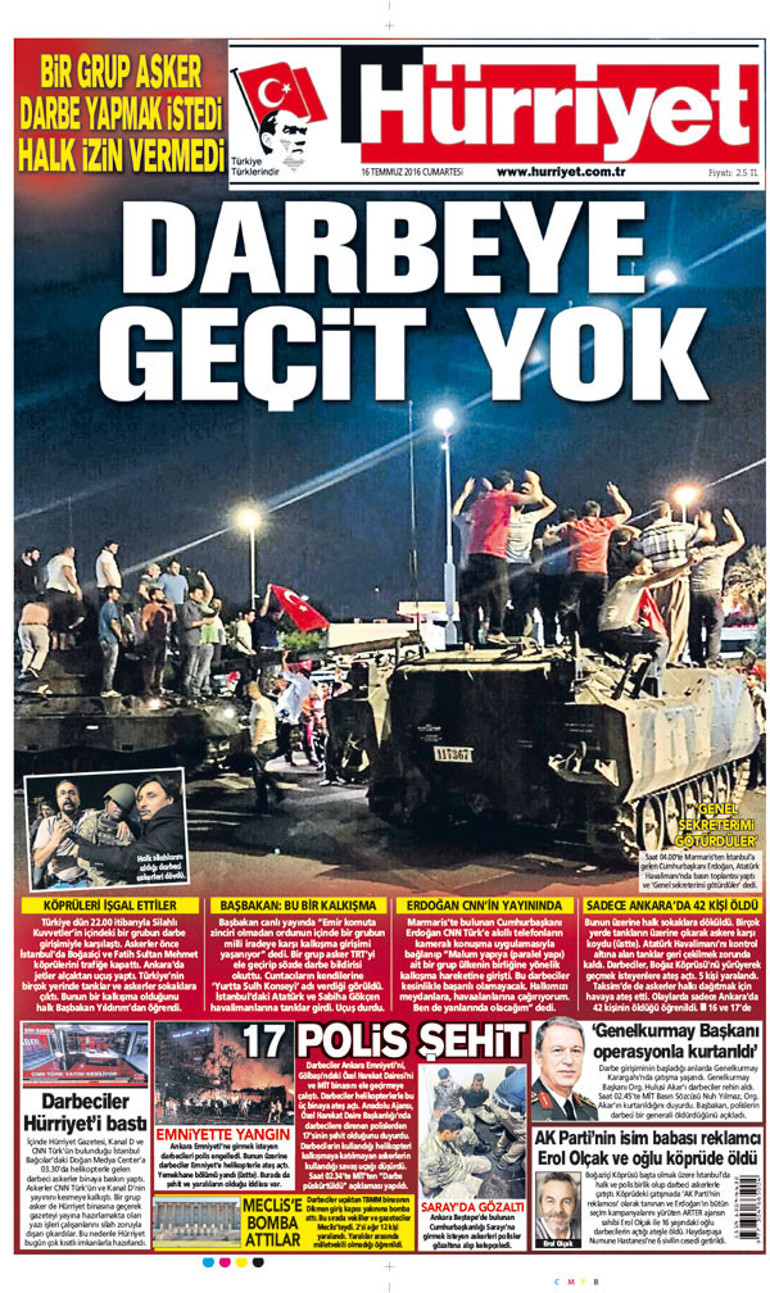 Silah zoruyla engellenen manşet