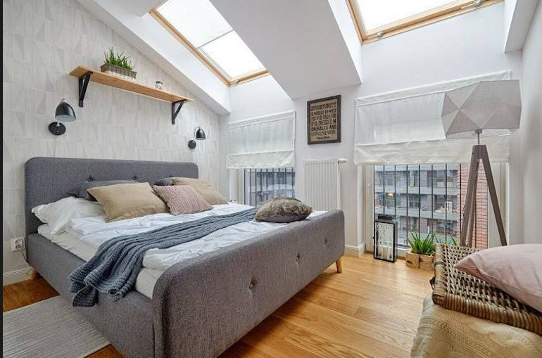 Küçük yatak odaları için 6 parlak fikir