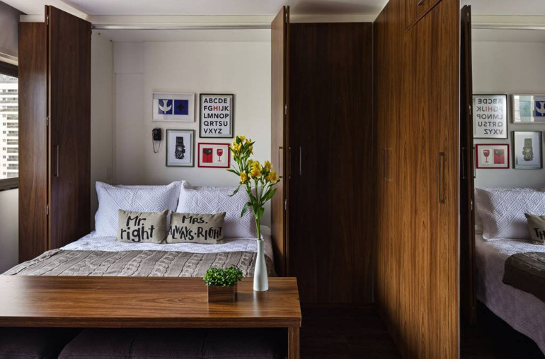 Küçük yatak odaları için 6 parlak fikir