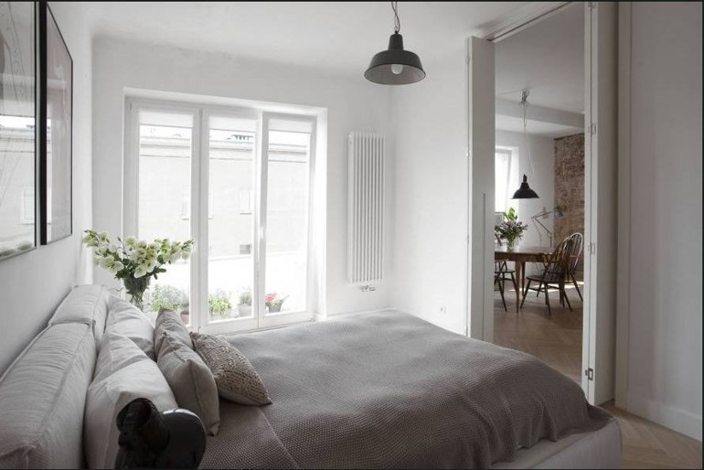 Küçük yatak odaları için 6 parlak fikir