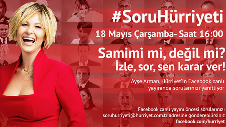 Hürriyetin tüm yazarları #SoruHürriyetinde...