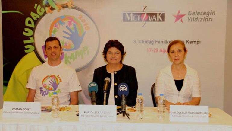 Fenilketonüri hastası çocuklar kampta buluştu