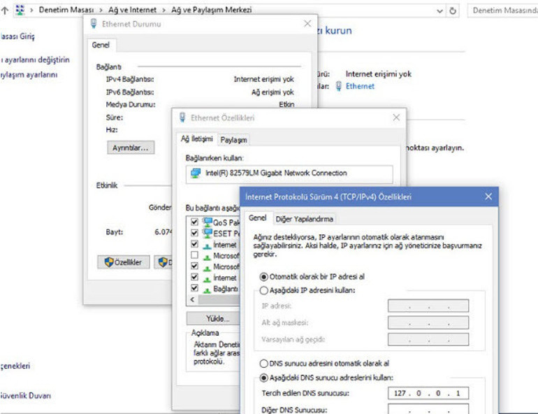 DNS ayarları nasıl değiştirilir Google DNS ayarları değiştirme