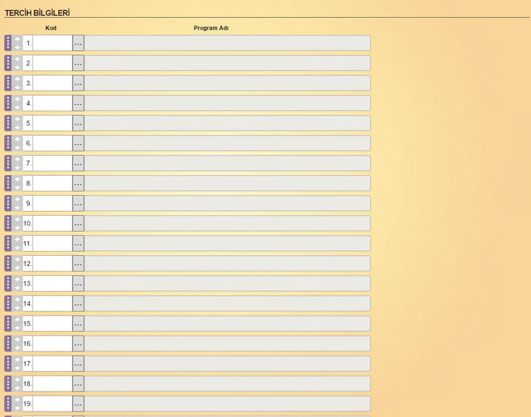 KPSS tercih kılavuzu Ortaöğretim, Önlisans ve Lisans tercihlerinde son gün