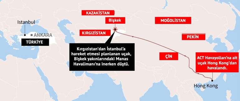 Türk kargo uçağı evlerin üzerine düştü... Çok sayıda ölü var