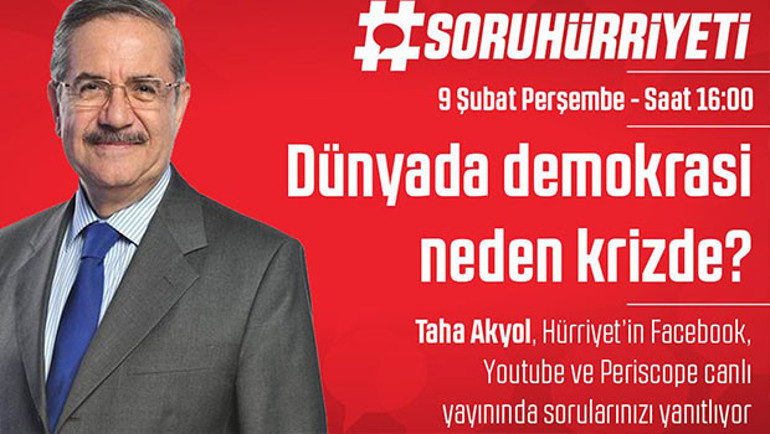 Hürriyetin tüm yazarları #SoruHürriyetinde...