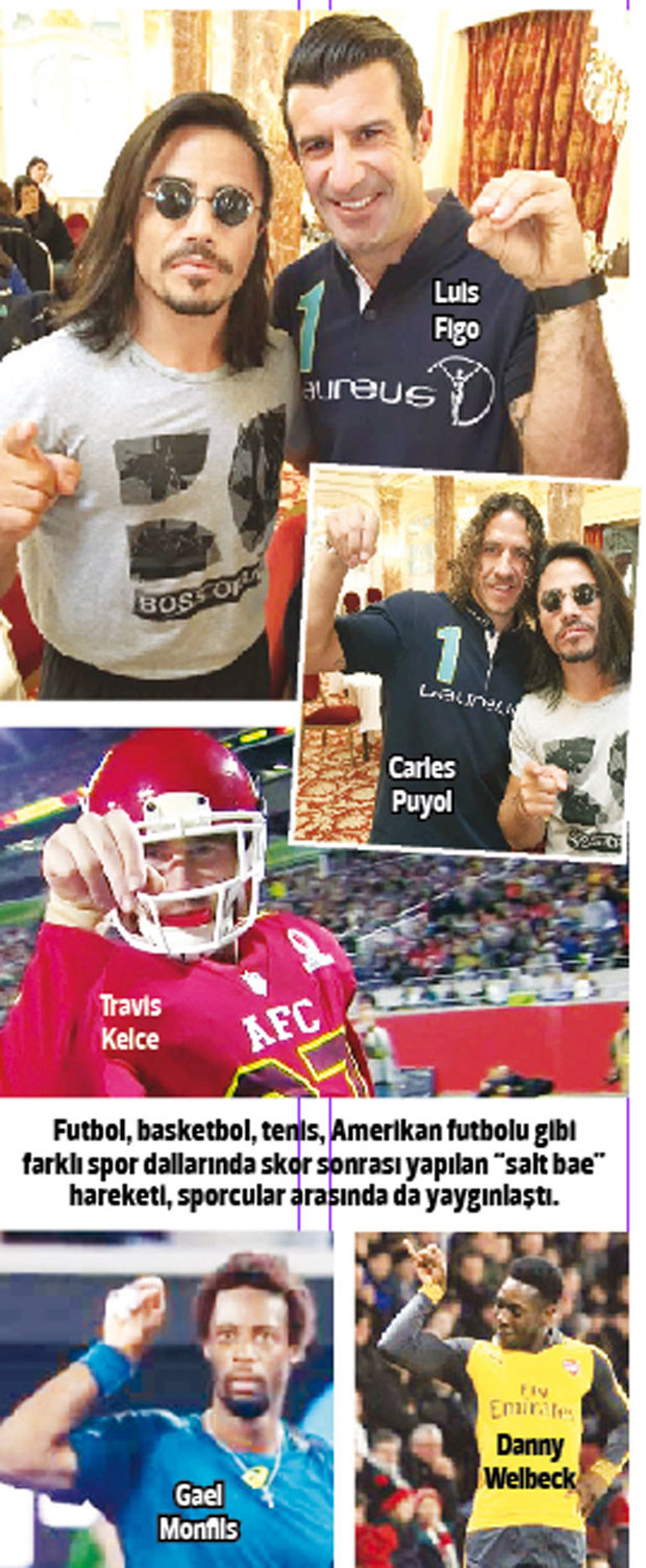 Yıldızlardan Salt bae hatırası