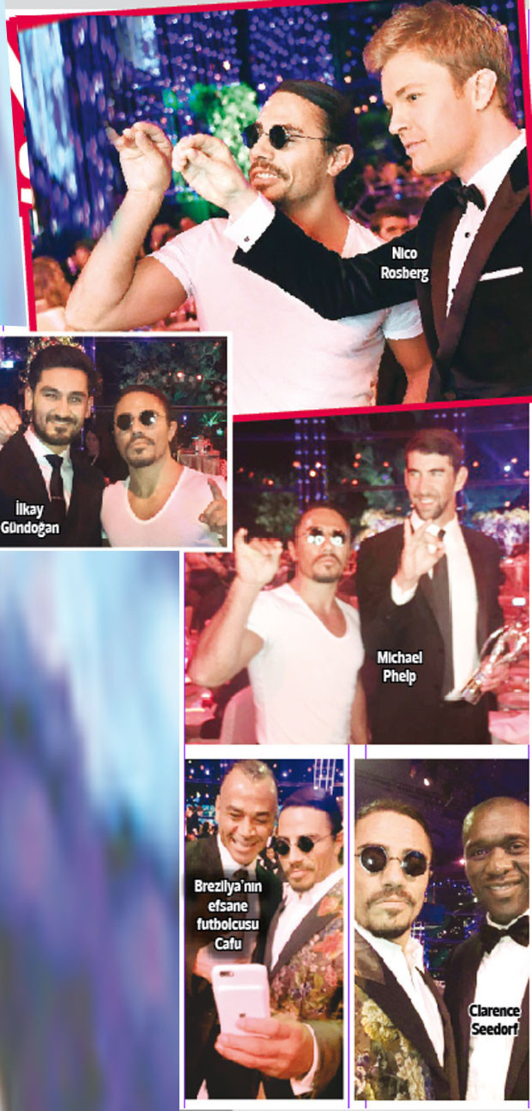 Yıldızlardan Salt bae hatırası