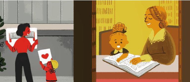 Dünya Kadınlar Günü 2017 doodlenda bir Türk