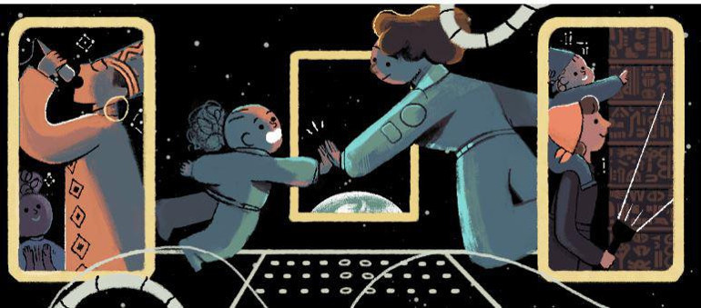 Dünya Kadınlar Günü 2017 doodlenda bir Türk