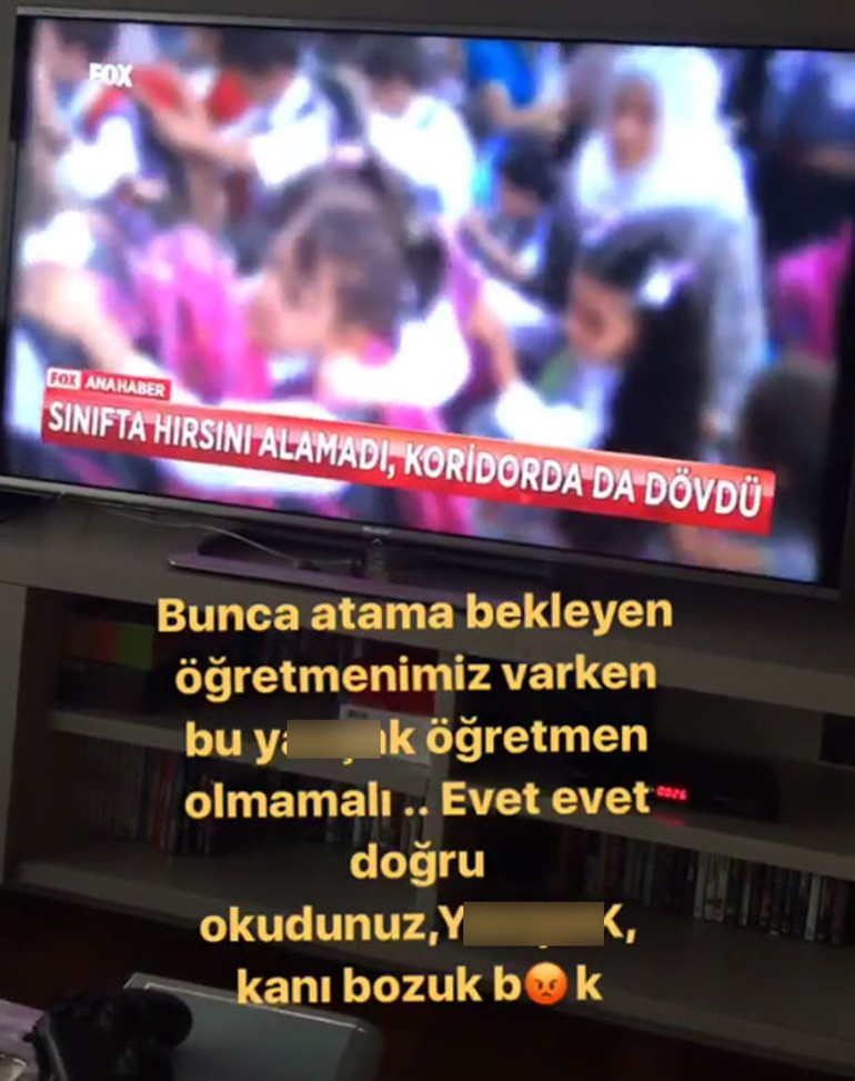 Ezgi Mola, öğrencisine şiddet uygulayan öğretmene sert tepki gösterdi