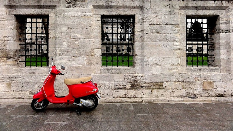 Scooter’la seyahat oh ne rahat...