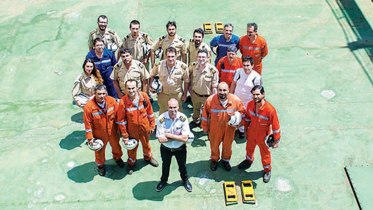 Kahraman geminin güvertesindeydik