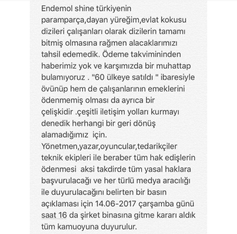 Bugün eylem var