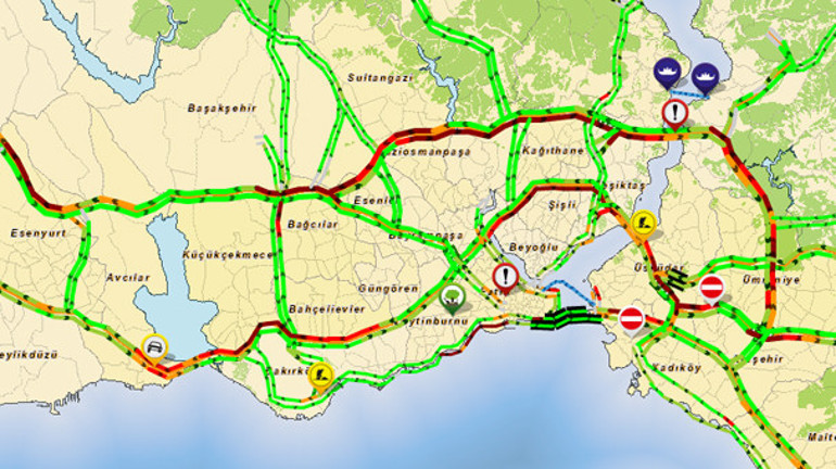 İstanbul yol durumu...