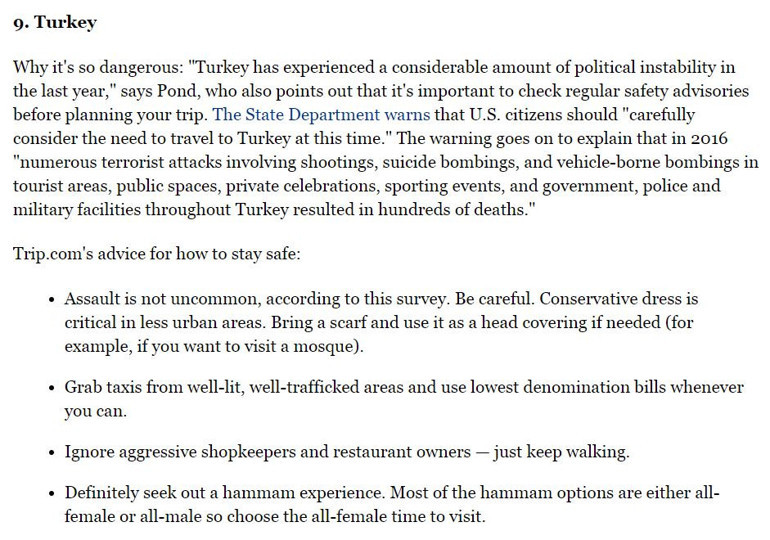 Kültür ve Turizm Bakanlığından Forbes Dergisine tepki