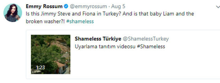 Shameless’ın yıldızı Türk dizisiyle dalga geçti cevabını Hazal Kaya verdi