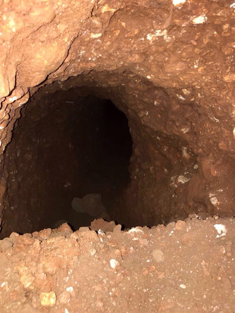 Suriye sınırında PKK tüneli bulundu