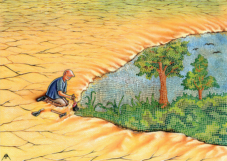 Anadolu’nun ışığını dünyaya yayan karikatürist