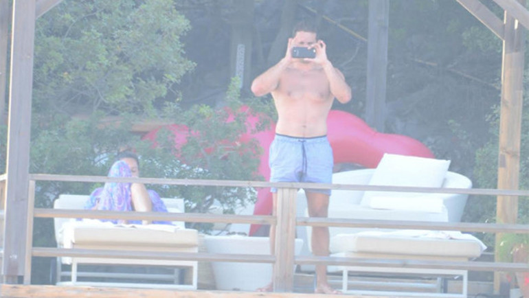 Ünlü yıldız Bodrumda böyle görüntülendi