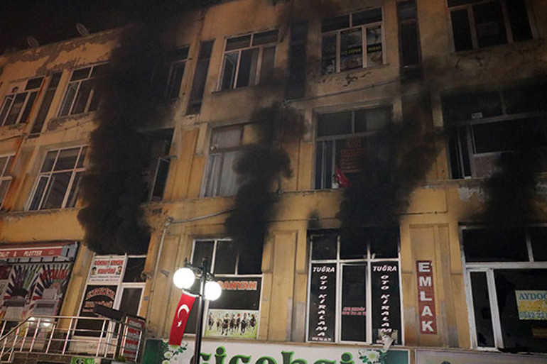 Yozgatta korkutan yangın