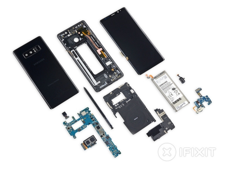 Galaxy Note 8i parça parça ettiler