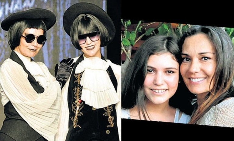 Merve İldeniz ile 16 yaşındaki kızı Leyla ile podyuma çıktı