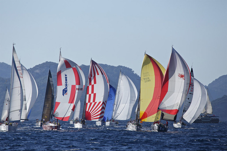 Göcek’te rüzgâr yelkenler için esti