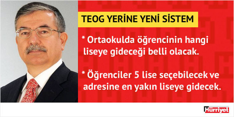 TEOG yerine gelen yeni sistem hakkında önemli detaylar... Milli Eğitim Bakanı İsmet Yılmaz açıkladı