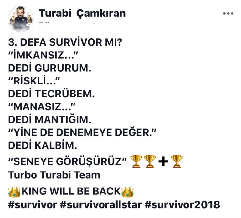 Survivor 2018 All Star ne zaman başlayacak 