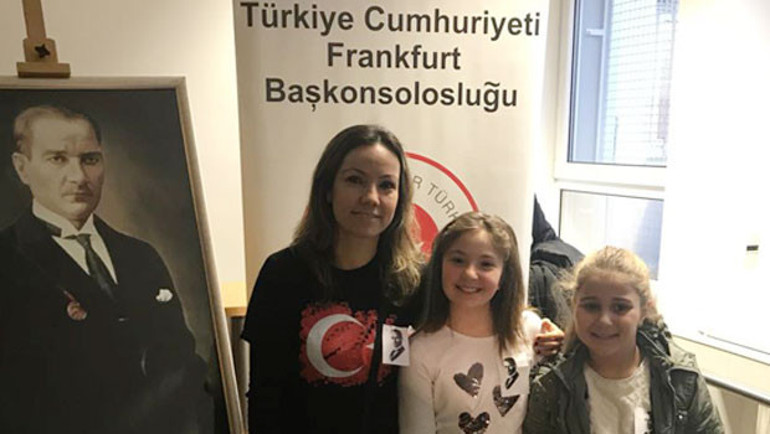 Atatürkü Avrupada da andık