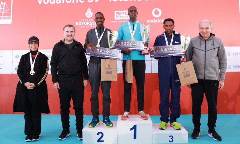 Vodafone İstanbul Maratonu sona erdi Kazanan ise...