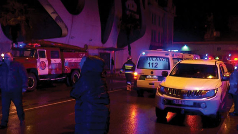 Batumda otel yangını: 12 ölü