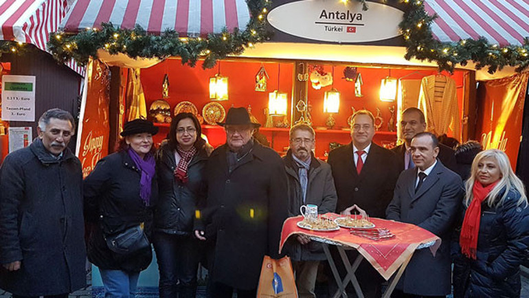 Nürnberg Noel Pazarı’nda Antalya standı açıldı