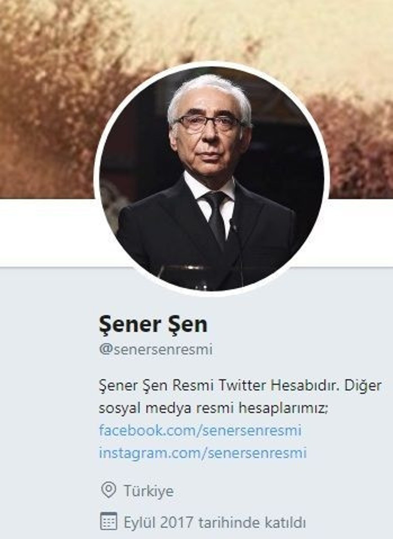 Şener Şen şikayetçi oldu