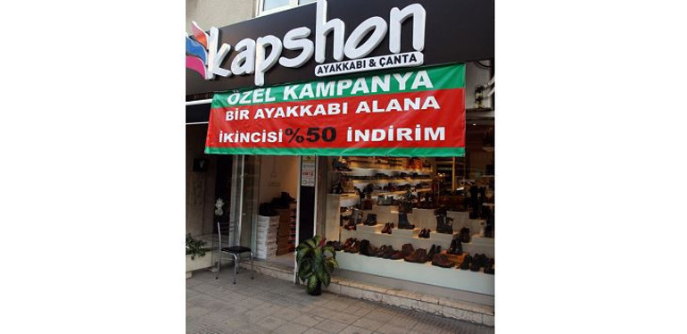 Poşetten ayakkabı çıktı