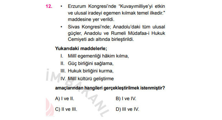 Liselere geçiş sınavı (LGS) tarihi açıklandı... İşte liselere geçiş sınavının örnek soruları