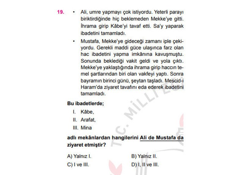 Liselere geçiş sınavı (LGS) tarihi açıklandı... İşte liselere geçiş sınavının örnek soruları