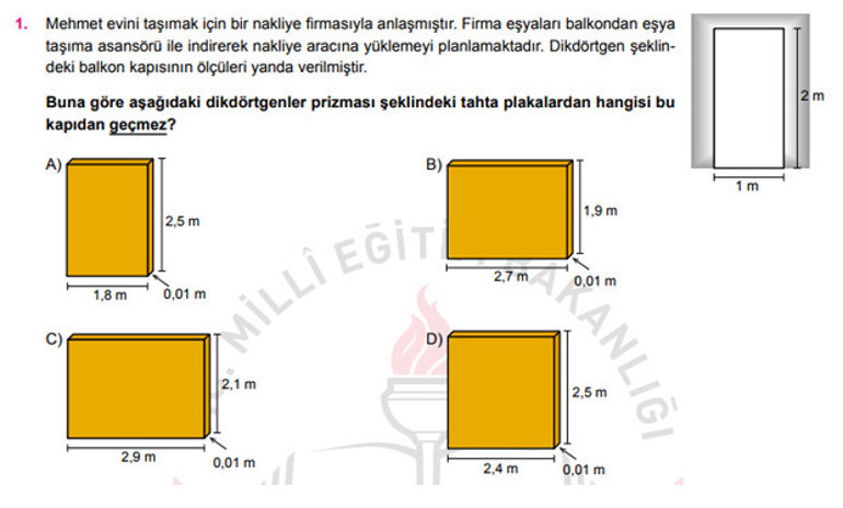 Liselere geçiş sınavı (LGS) tarihi açıklandı... İşte liselere geçiş sınavının örnek soruları