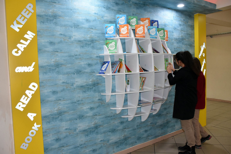 Okula ‘kırtasiye bankası’ kuruldu