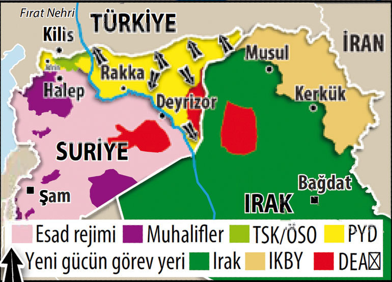 ABDden sınırda PYDye ordu