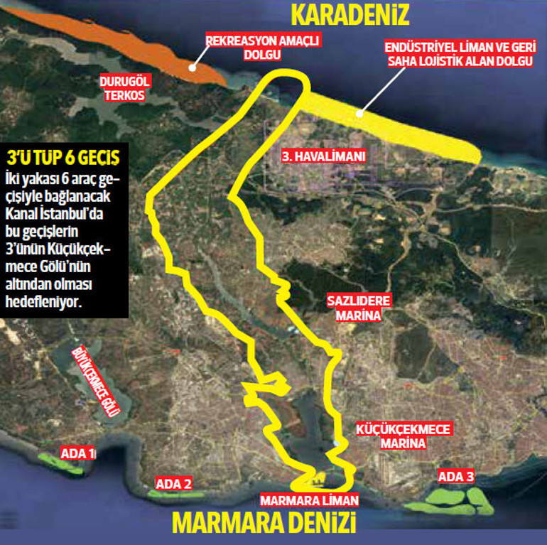 45 km’lik yeni ‘boğaz’