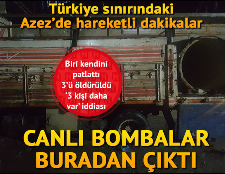 Son dakika: PYD/PKK Afrinden Türkiye sınırındaki Azeze saldırdı