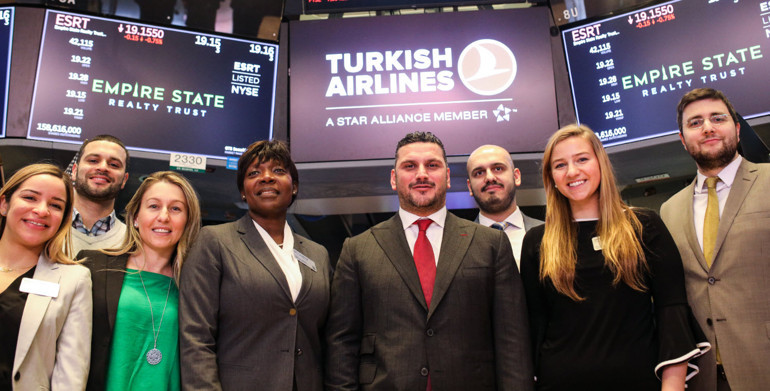 THY, New York borsasında açılış zilini çaldı