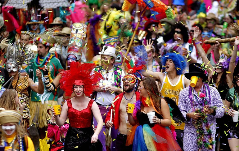 Dünyanın en çılgın partisi: MARDİ GRAS