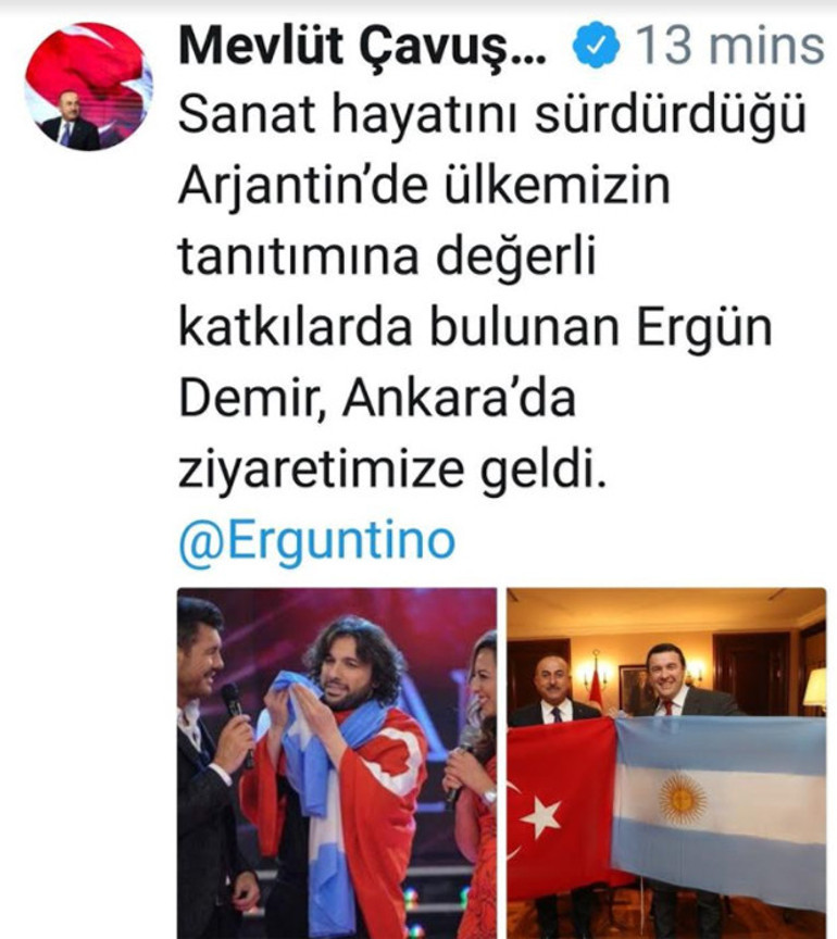 Çavuşoğlu ile buluştu