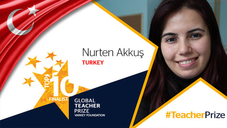 Nurten öğretmen ‘Eğitim Nobel’inde ilk 10’da