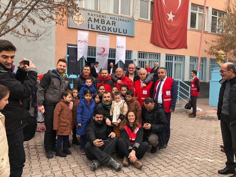 Başkentli gazeteciler Erciyes zirvesinde